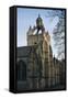 Exterior View of Crown Tower-null-Framed Stretched Canvas
