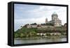 Exterior View of Esztergom Basilica from Danube River-Kimberly Walker-Framed Stretched Canvas