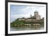 Exterior View of Esztergom Basilica from Danube River-Kimberly Walker-Framed Photographic Print