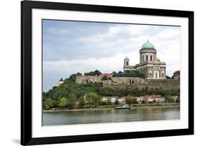 Exterior View of Esztergom Basilica from Danube River-Kimberly Walker-Framed Photographic Print