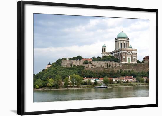 Exterior View of Esztergom Basilica from Danube River-Kimberly Walker-Framed Photographic Print