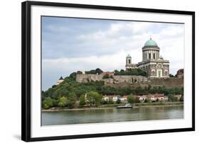 Exterior View of Esztergom Basilica from Danube River-Kimberly Walker-Framed Photographic Print
