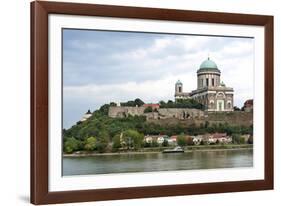 Exterior View of Esztergom Basilica from Danube River-Kimberly Walker-Framed Photographic Print