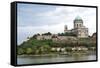 Exterior View of Esztergom Basilica from Danube River-Kimberly Walker-Framed Stretched Canvas