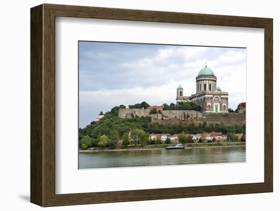 Exterior View of Esztergom Basilica from Danube River-Kimberly Walker-Framed Photographic Print