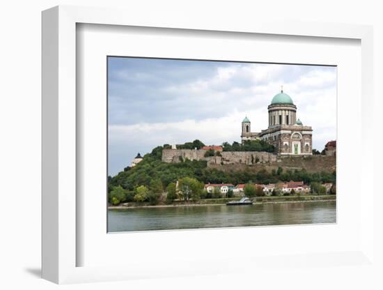 Exterior View of Esztergom Basilica from Danube River-Kimberly Walker-Framed Photographic Print