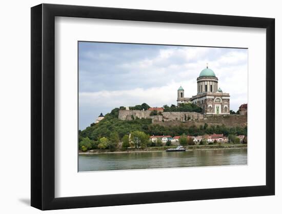 Exterior View of Esztergom Basilica from Danube River-Kimberly Walker-Framed Premium Photographic Print