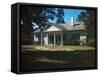 Exterior View of Franklin D. Roosevelt's House in Georgia-null-Framed Stretched Canvas