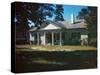 Exterior View of Franklin D. Roosevelt's House in Georgia-null-Stretched Canvas