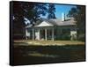 Exterior View of Franklin D. Roosevelt's House in Georgia-null-Framed Stretched Canvas