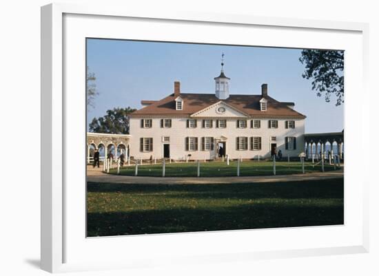 Exterior View of George Washington's Home-null-Framed Photographic Print