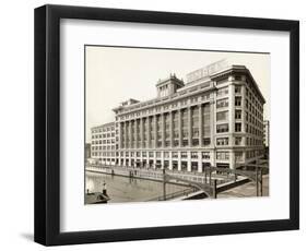 Exterior View of Gimbels Department Store-null-Framed Photographic Print