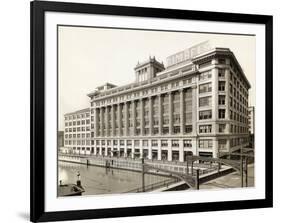 Exterior View of Gimbels Department Store-null-Framed Photographic Print