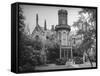 Exterior View of Gothic-Inspired House in the Hudson River Valley-Margaret Bourke-White-Framed Stretched Canvas