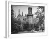 Exterior View of Gothic-Inspired House in the Hudson River Valley-Margaret Bourke-White-Framed Photographic Print