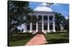 Exterior View of Governor's Mansion-null-Stretched Canvas