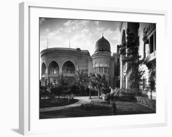 Exterior View of Heliopolis Palace Hotel-null-Framed Photographic Print