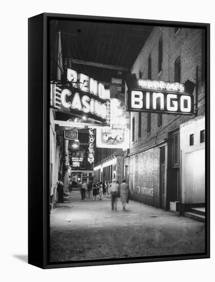 Exterior View of Horse Racing, Bingo, and Casino Buildings-null-Framed Stretched Canvas