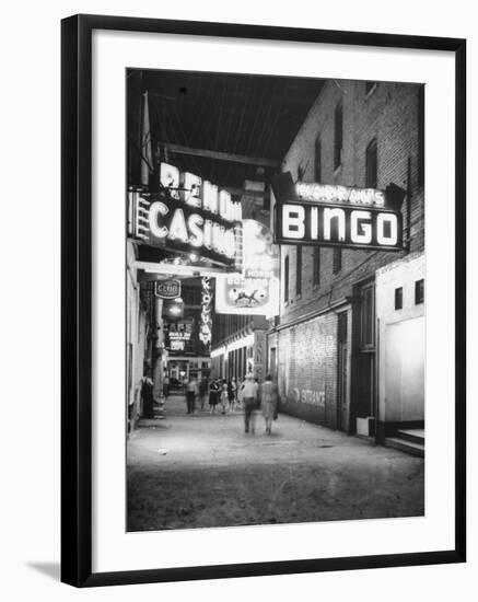 Exterior View of Horse Racing, Bingo, and Casino Buildings-null-Framed Photographic Print