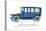 Exterior View of Limousine Ambulance-null-Stretched Canvas