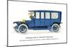 Exterior View of Limousine Ambulance-null-Mounted Art Print