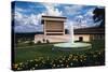 Exterior View of Lyndon B Johnson Library-null-Stretched Canvas