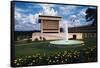 Exterior View of Lyndon B Johnson Library-null-Framed Stretched Canvas