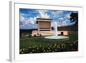 Exterior View of Lyndon B Johnson Library-null-Framed Photographic Print