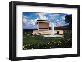 Exterior View of Lyndon B Johnson Library-null-Framed Photographic Print