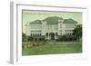 Exterior View of Lytton Avenue School - Palo Alto, CA-Lantern Press-Framed Art Print