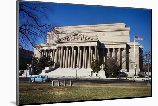 Exterior View of National Archives Site-null-Mounted Photographic Print