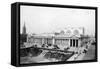 Exterior View of Pennsylvania Railroad Station-null-Framed Stretched Canvas