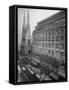 Exterior View of Saks Fifth Ave. Department Store-Alfred Eisenstaedt-Framed Stretched Canvas