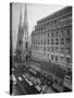 Exterior View of Saks Fifth Ave. Department Store-Alfred Eisenstaedt-Stretched Canvas