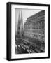 Exterior View of Saks Fifth Ave. Department Store-Alfred Eisenstaedt-Framed Photographic Print