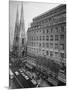 Exterior View of Saks Fifth Ave. Department Store-Alfred Eisenstaedt-Mounted Photographic Print