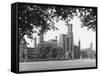 Exterior View of Smithsonian Institute-null-Framed Stretched Canvas