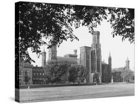 Exterior View of Smithsonian Institute-null-Stretched Canvas