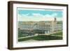 Exterior View of Sun-Maid Raisin Plant - Fresno, CA-Lantern Press-Framed Art Print