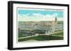 Exterior View of Sun-Maid Raisin Plant - Fresno, CA-Lantern Press-Framed Art Print