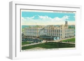 Exterior View of Sun-Maid Raisin Plant - Fresno, CA-Lantern Press-Framed Art Print