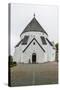 Exterior View of the 13th Century Circular Design Osterlars Church, Bornholm, Denmark-Michael Nolan-Stretched Canvas