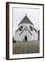 Exterior View of the 13th Century Circular Design Osterlars Church, Bornholm, Denmark-Michael Nolan-Framed Photographic Print