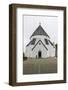 Exterior View of the 13th Century Circular Design Osterlars Church, Bornholm, Denmark-Michael Nolan-Framed Photographic Print