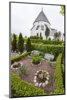 Exterior View of the 13th Century Circular Design Osterlars Church, Bornholm, Denmark-Michael Nolan-Mounted Photographic Print