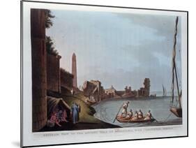 Exterior View of the Ancient Wall of Alexandria, with Cleopatra's Needle, 1802-Thomas Milton-Mounted Giclee Print