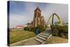 Exterior View of the Anglican Church in Stanley-Michael Nolan-Stretched Canvas