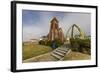 Exterior View of the Anglican Church in Stanley-Michael Nolan-Framed Photographic Print