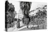 Exterior View of the Beverly Hills Hotel-null-Stretched Canvas