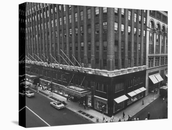 Exterior View of the Bloomingdales Department Store-null-Stretched Canvas